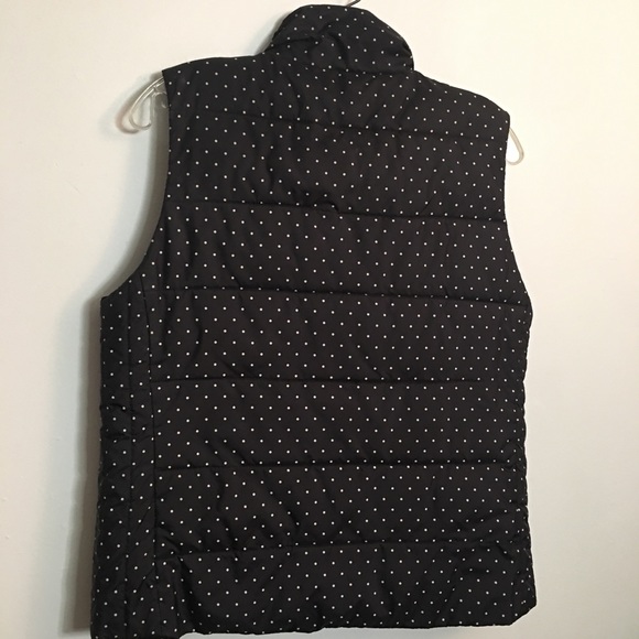 Laura Scott Polka Dot Puffer Vest: Size Small - Picture 5 of 7